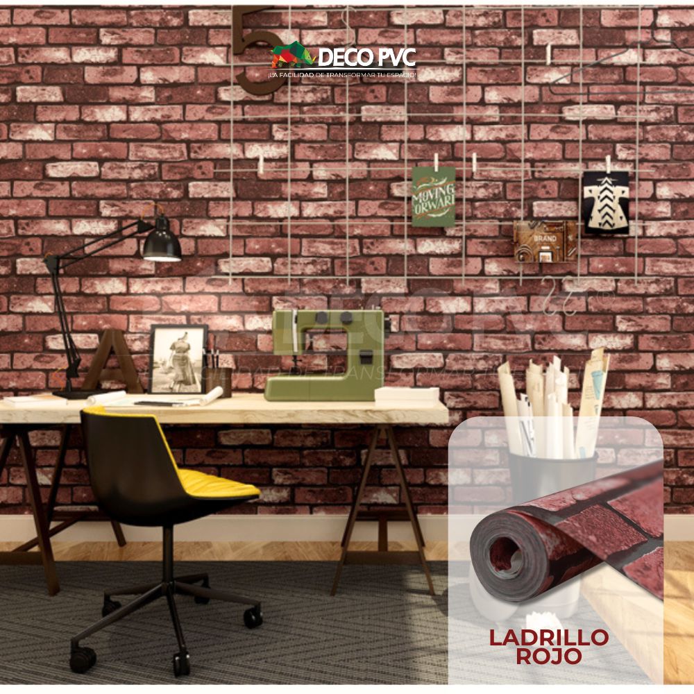 Papel Tapiz Ladrillo - DECOFILM® / 1 rollo / 0.53*9.5m