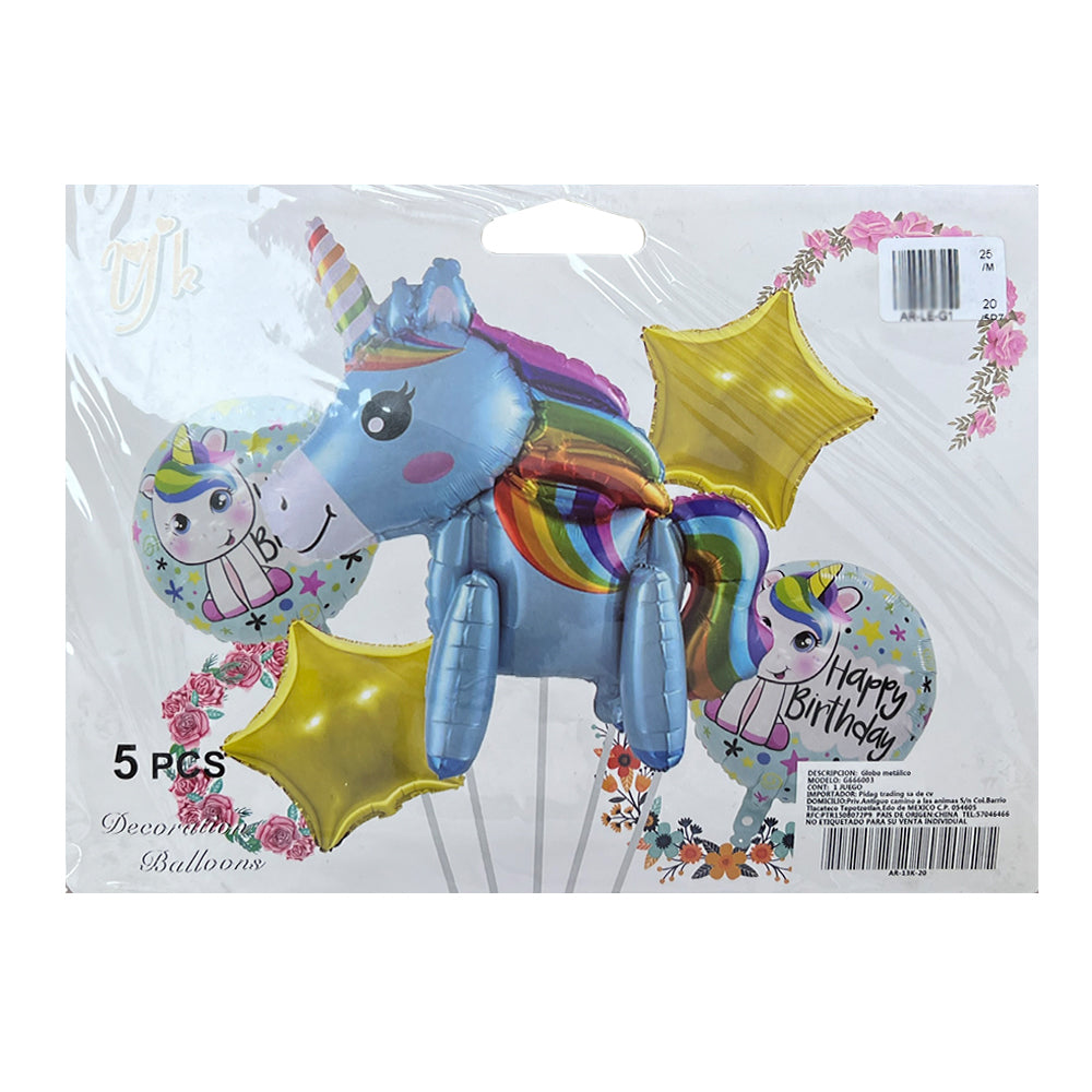 Globo - Unicornio Azul