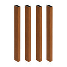 Viga para Exterior WPC / 4pzas / 5*10*280cmVE001 Teca