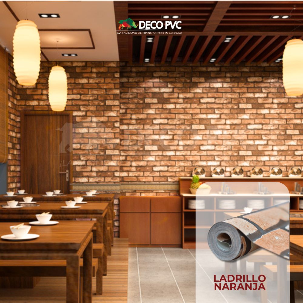 Papel Tapiz Ladrillo - DECOFILM® / 1 rollo / 0.53*9.5m