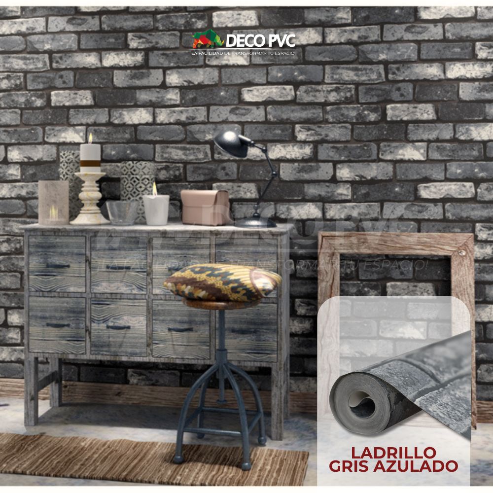 Papel Tapiz Ladrillo - DECOFILM® / 1 rollo / 0.53*9.5m