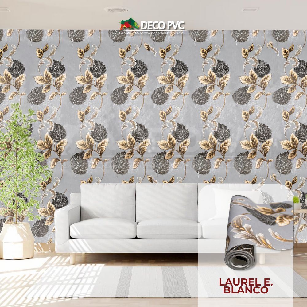 Papel Tapiz Floral Europeo - DECOFILM® / 1 rollo / 0.53*9.5m
