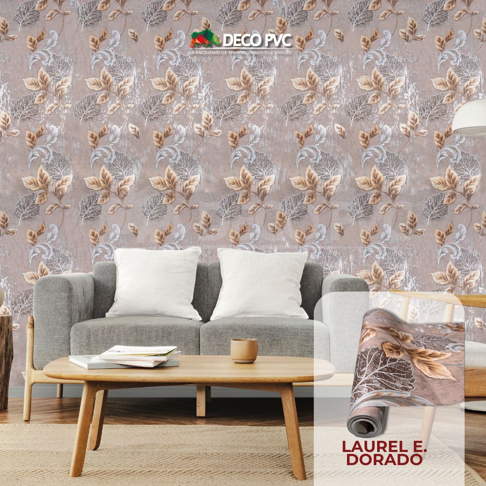 Papel Tapiz Floral Europeo - DECOFILM® / 1 rollo / 0.53*9.5m