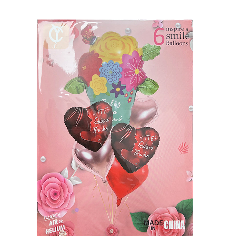 Globo - Maceta día de la madre Rosa