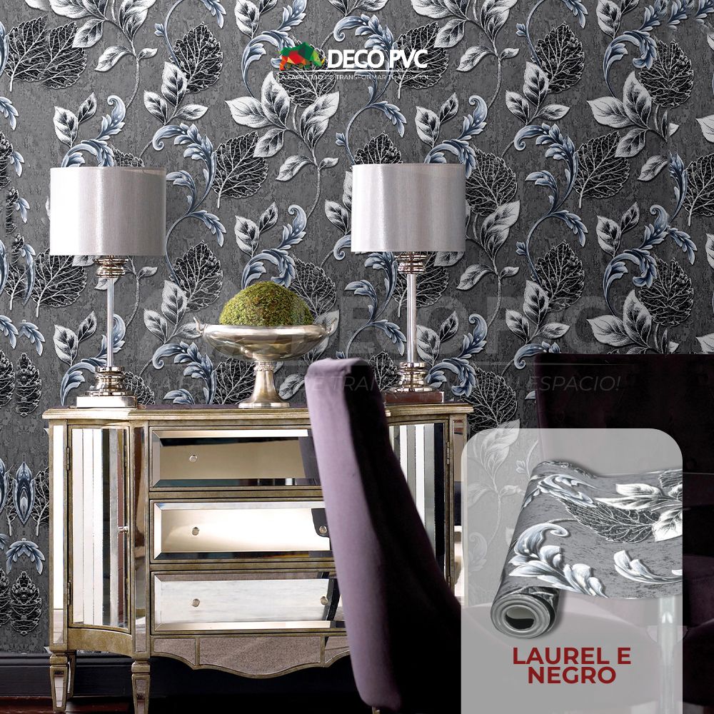 Papel Tapiz Floral Europeo - DECOFILM® / 1 rollo / 0.53*9.5m