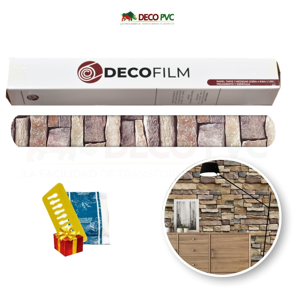 Papel Tapiz Laja - DECOFILM® / 1 rollo / 0.53*9.5m