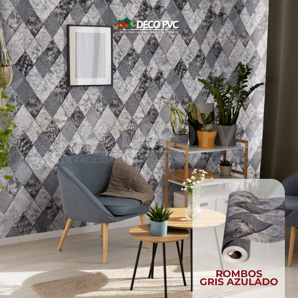 Papel Tapiz Rombos - DECOFILM® / 1 rollo / 0.53*9.5m