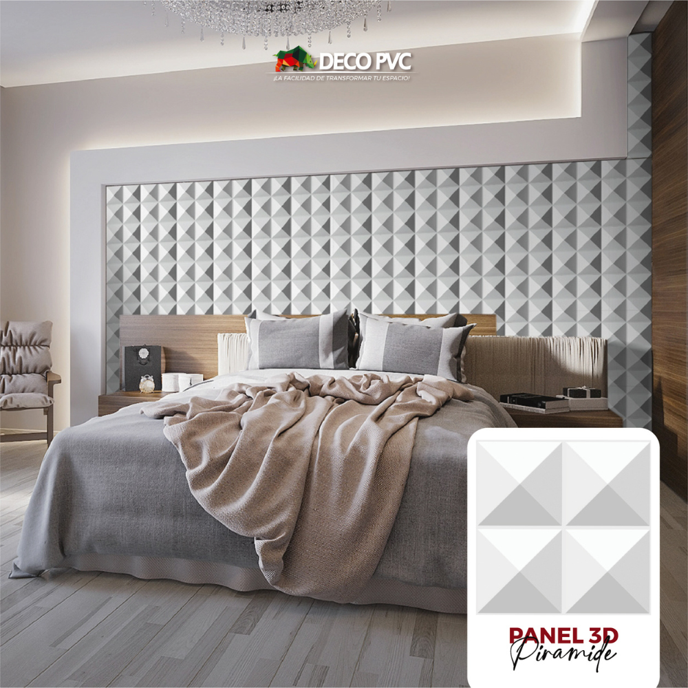 PANEL 3D - Pirámide S020 / 10pzas / 50*50cm
