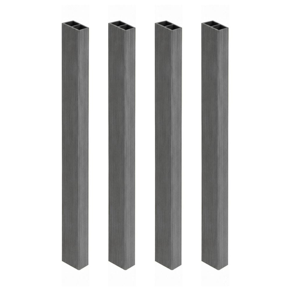 Viga para Exterior WPC / 4pzas / 5*10*280cmVE003 Gris Londón