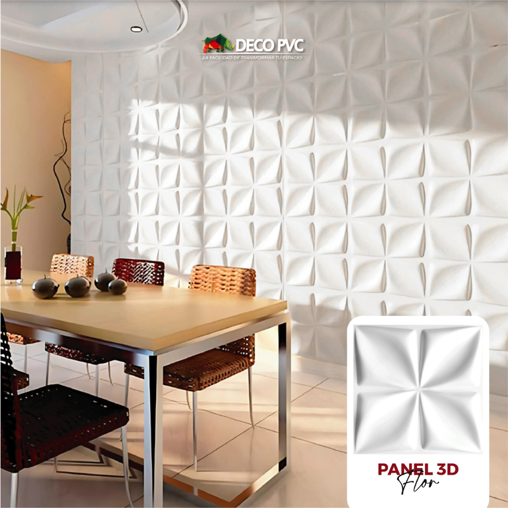 PANEL 3D -Flor S106 / 10pzas / 50*50cm