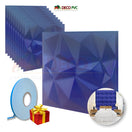 PANEL 3D -Cuarzo S050 / 10pzas / 50*50cmAZUL REY