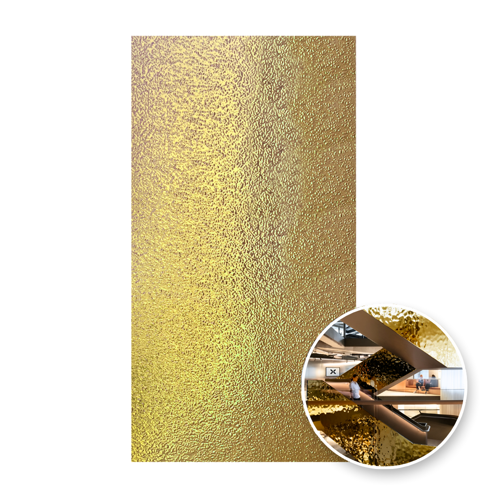 Lámina BCC Dorada Ondas (5mm) - A0603J