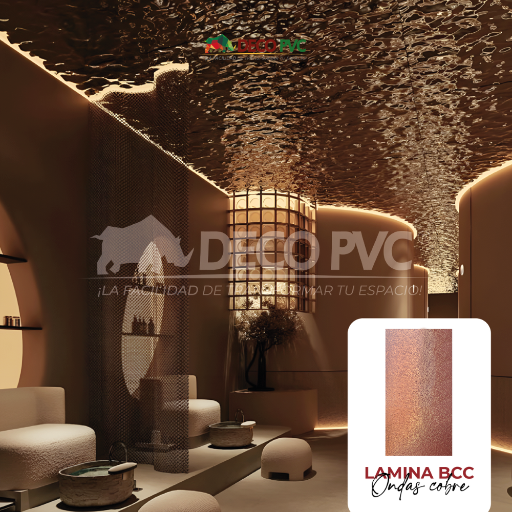 Lámina BCC Cobre Ondas (5mm) - A0602J