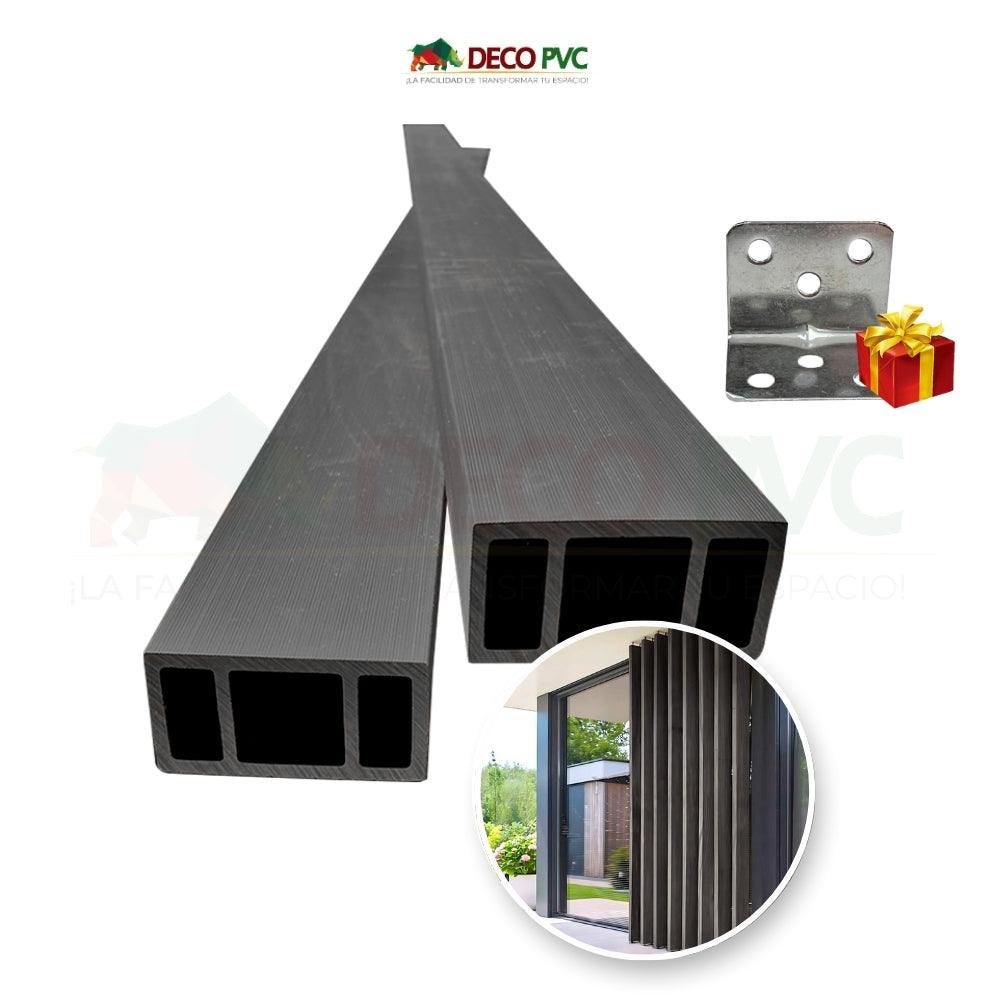 Viga para Exterior WPC / 4pzas / 5*10*280cm