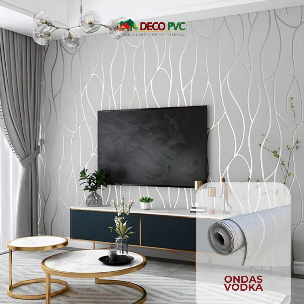 Papel Tapiz Ondas - DECOFILM® / 1 rollo / 0.53*9.5m