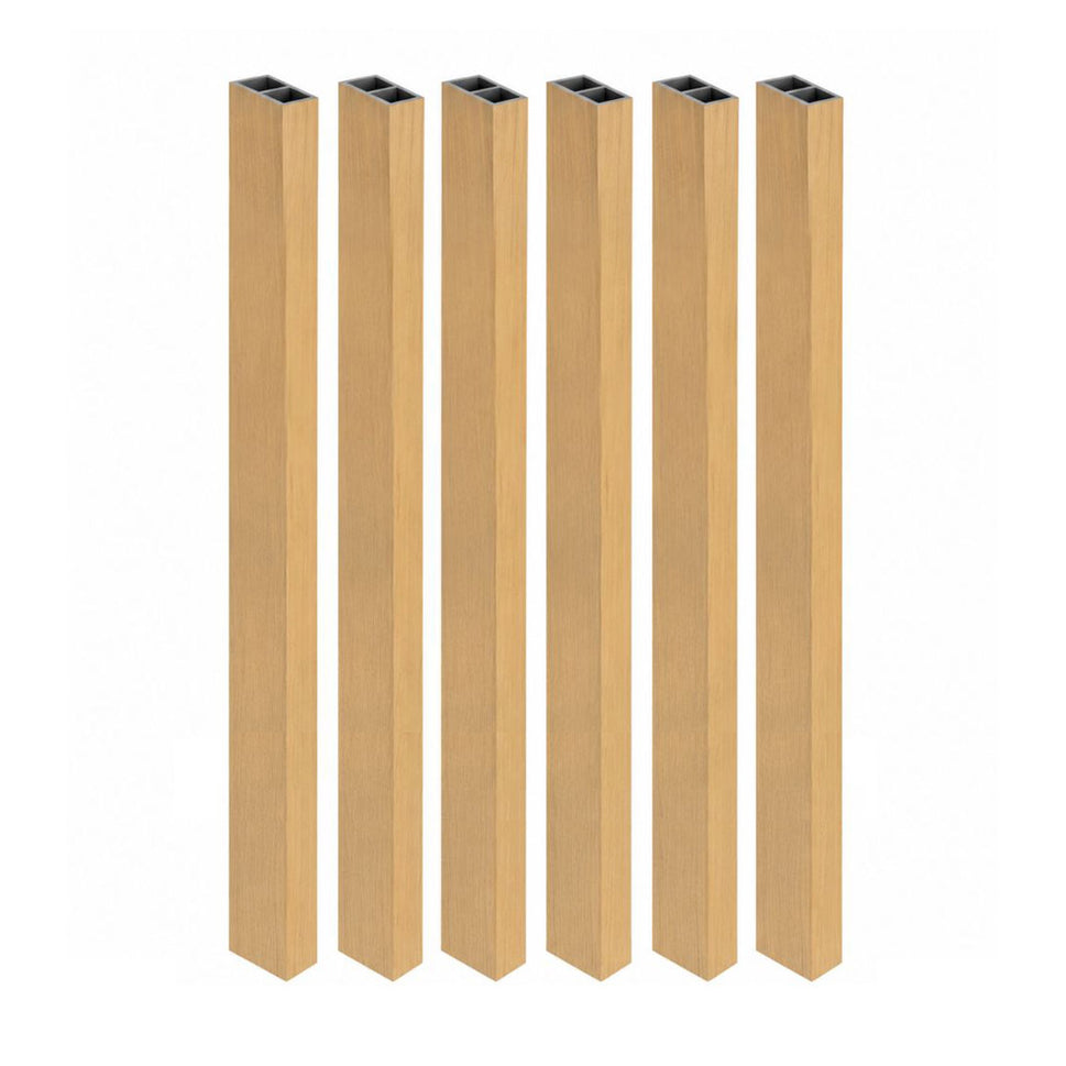 Viga para Interior WPC / 6pzas / 5*10*280cmVI003 Maple