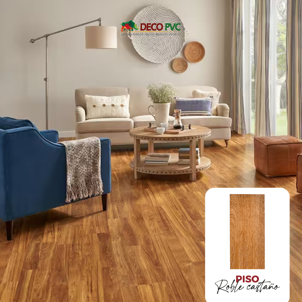Piso SPC Decoclick / 11pzas / 18.3*122cm