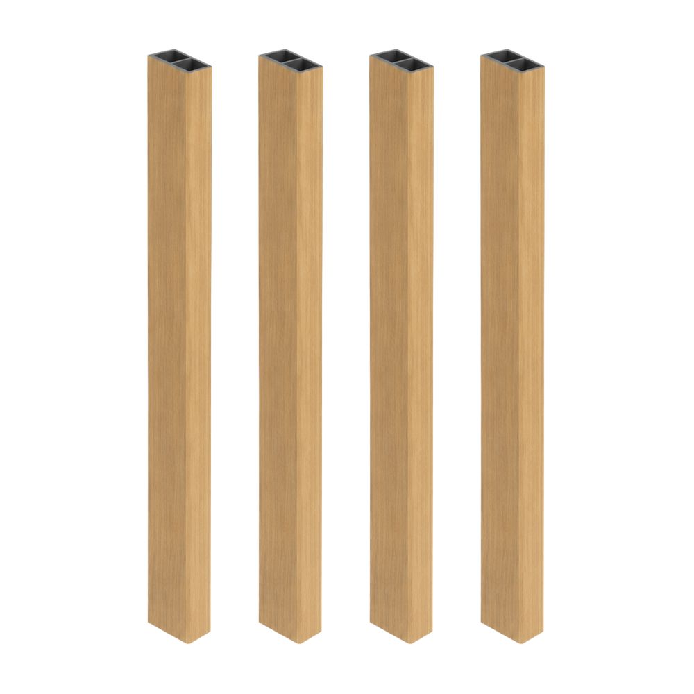 Viga para Exterior WPC / 4pzas / 5*10*280cm