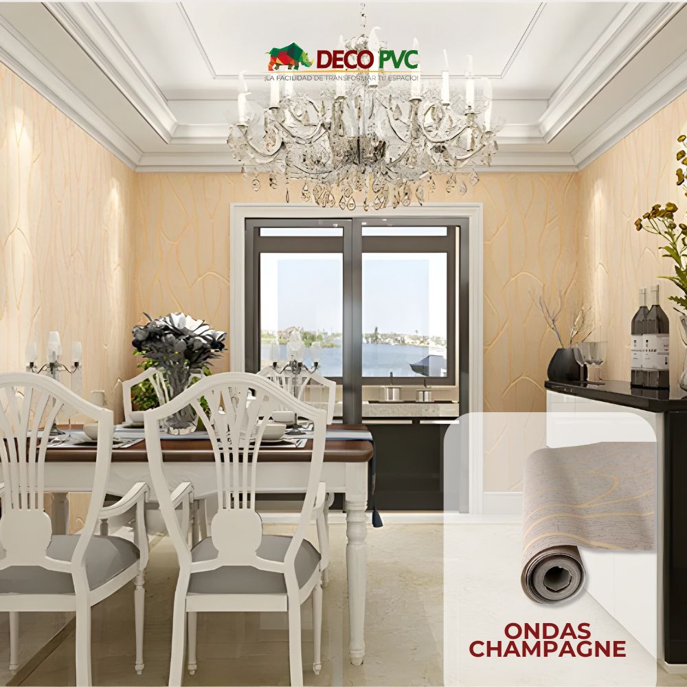 Papel Tapiz Ondas - DECOFILM® / 1 rollo / 0.53*9.5m