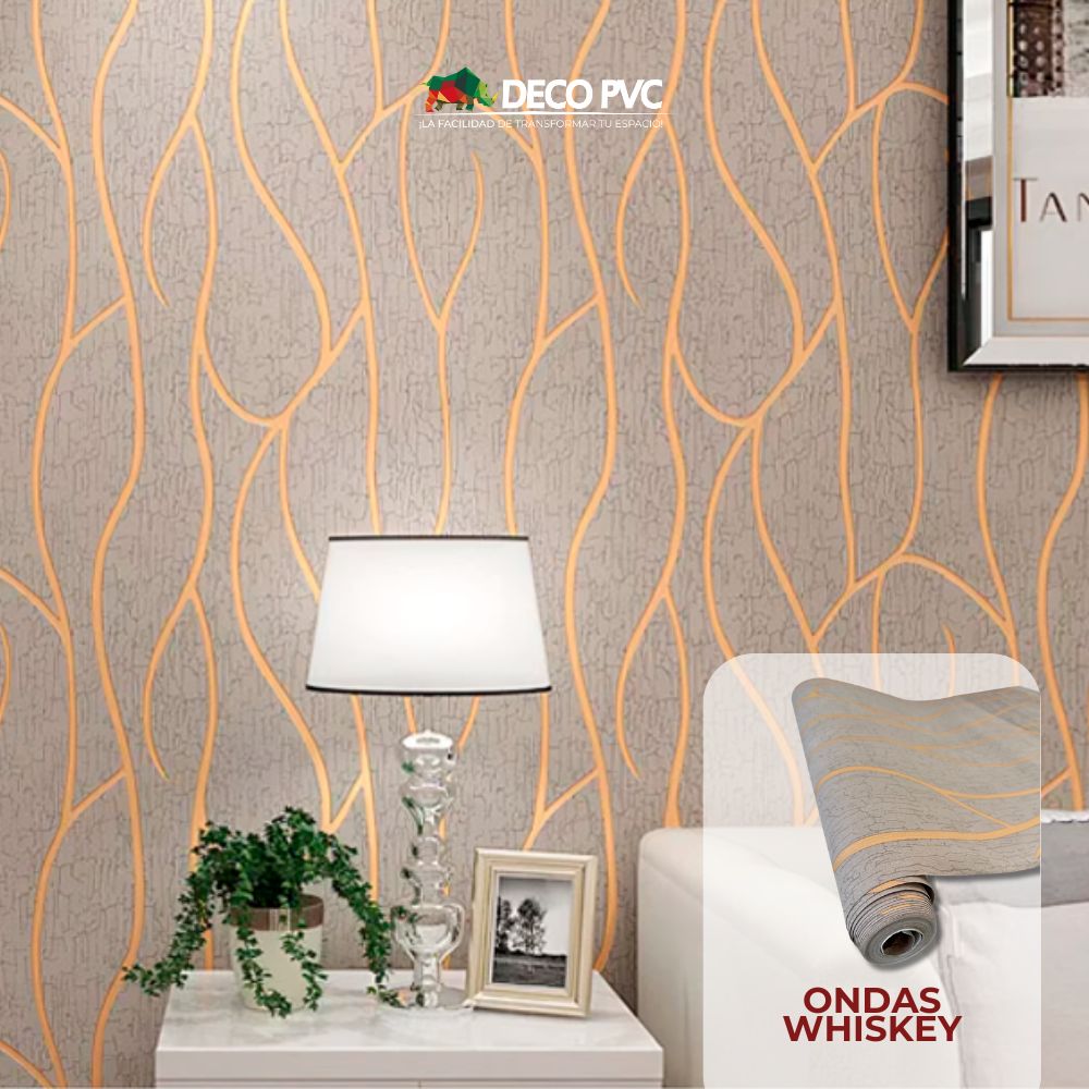 Papel Tapiz Ondas - DECOFILM® / 1 rollo / 0.53*9.5m