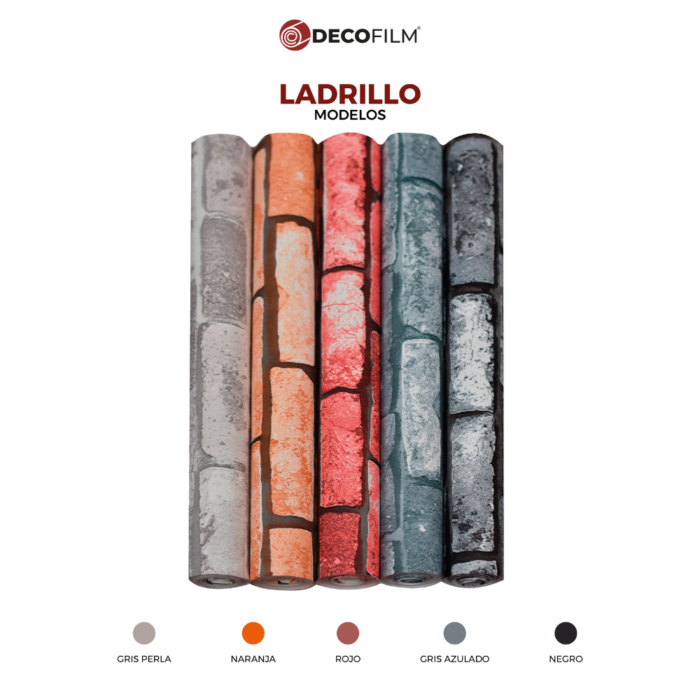 Papel Tapiz Ladrillo - DECOFILM® / 1 rollo / 0.53*9.5m