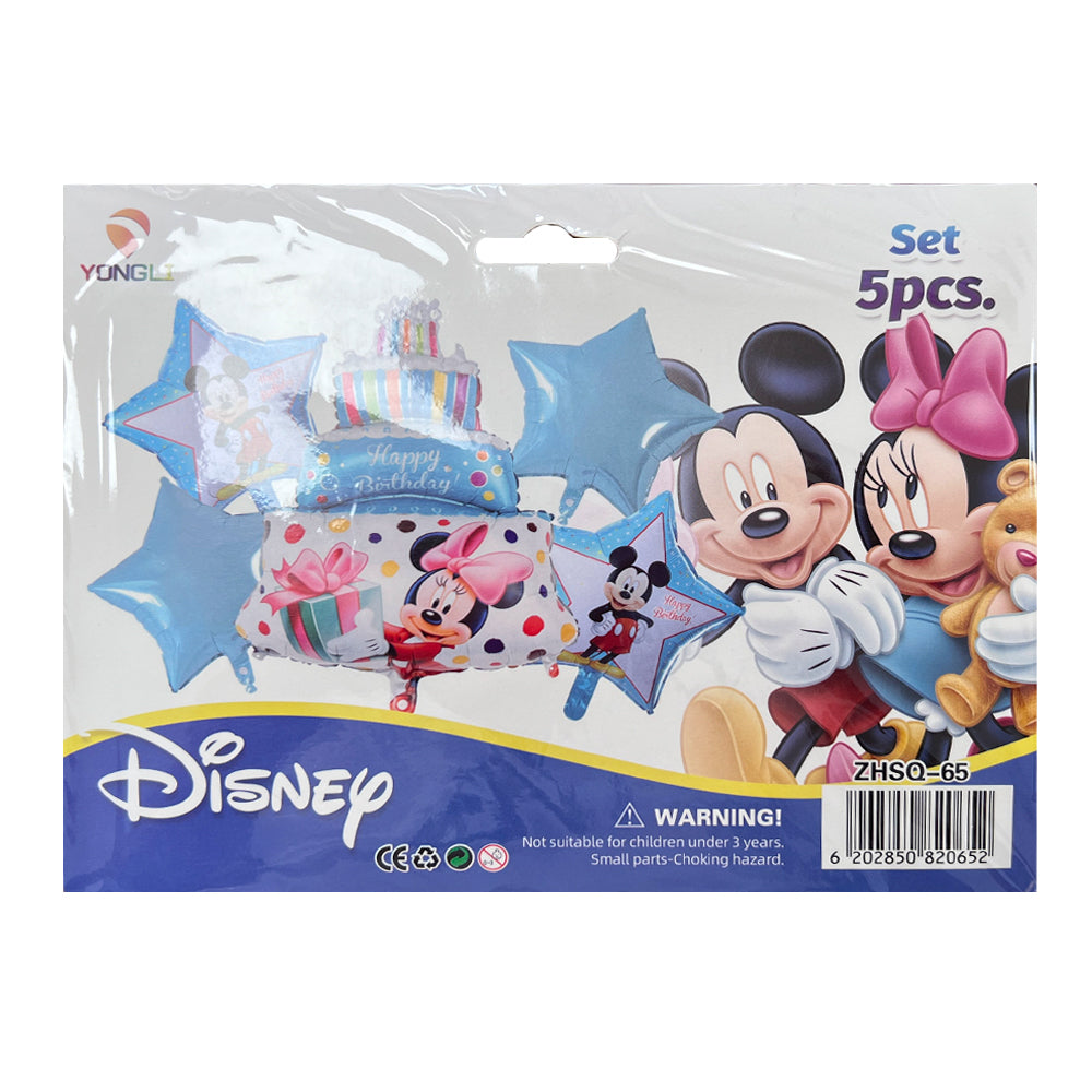 Globo - Feliz Cumpleaños Minnie y Mickey