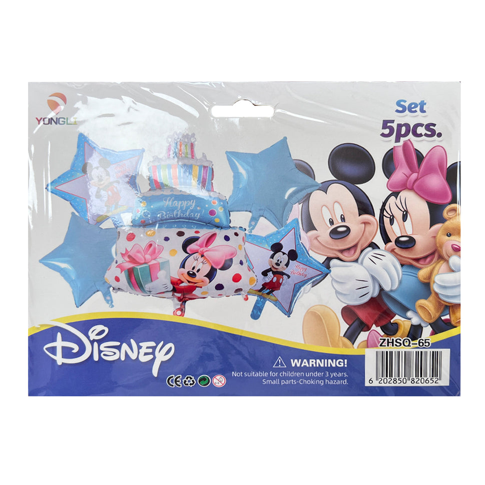 Globo - Feliz Cumpleaños Minnie y Mickey