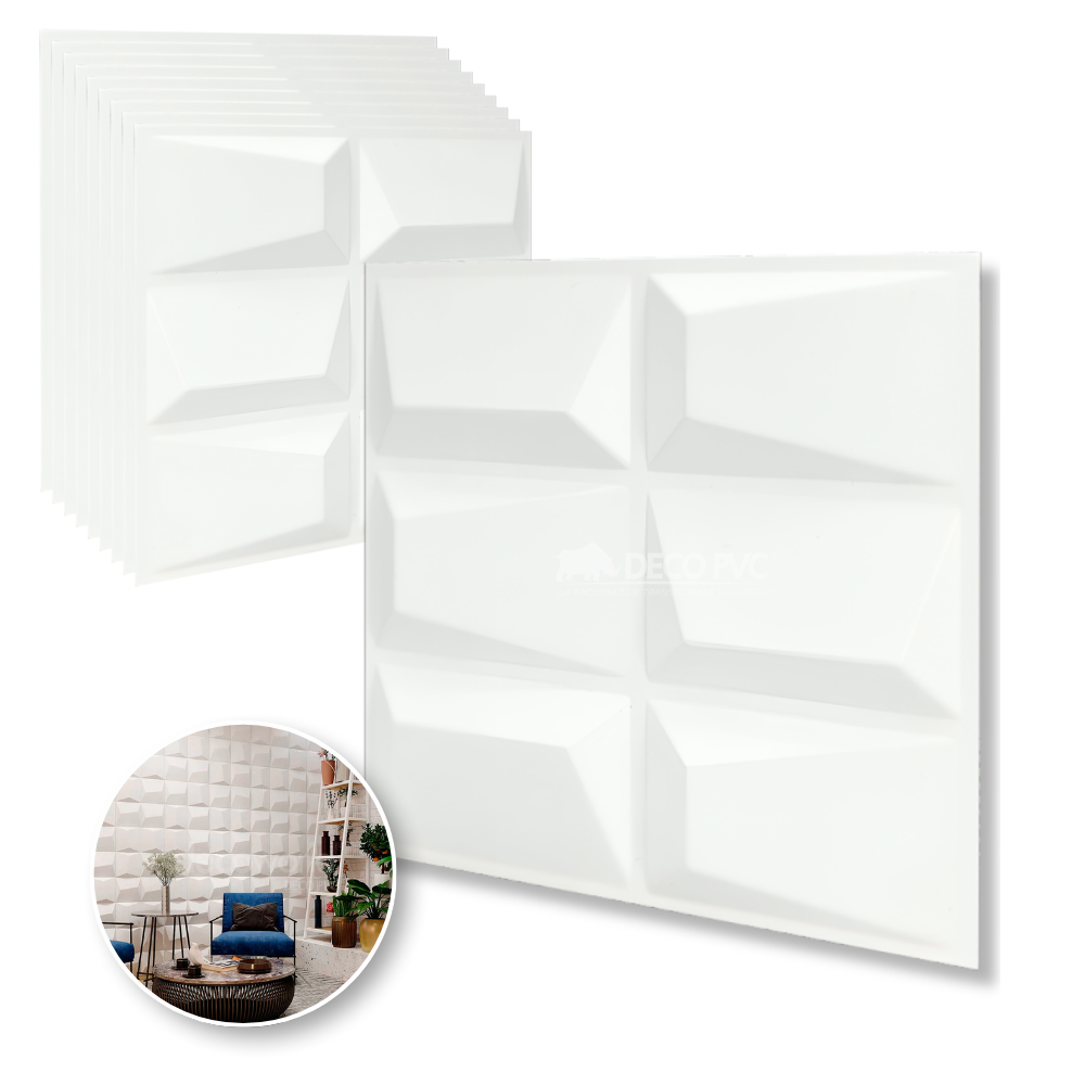 PANEL 3D - Trapecio S085 / 10pzas / 50*50cm