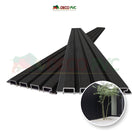 Lambrin Exterior / 4pzas / 21.9*280cmLE004 Negro