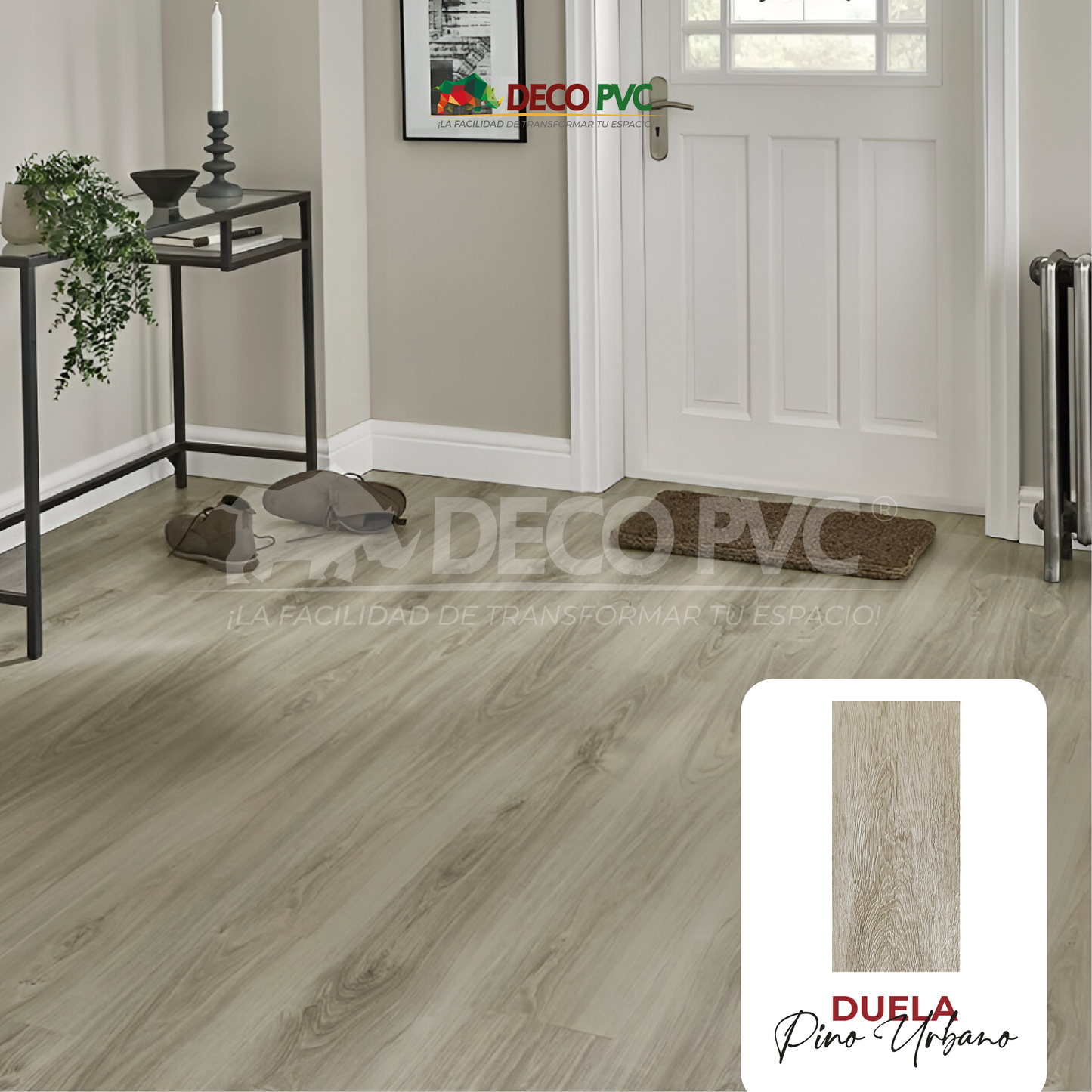 Duela Vinilica Autoadherible / 20pzas / 15*92cm