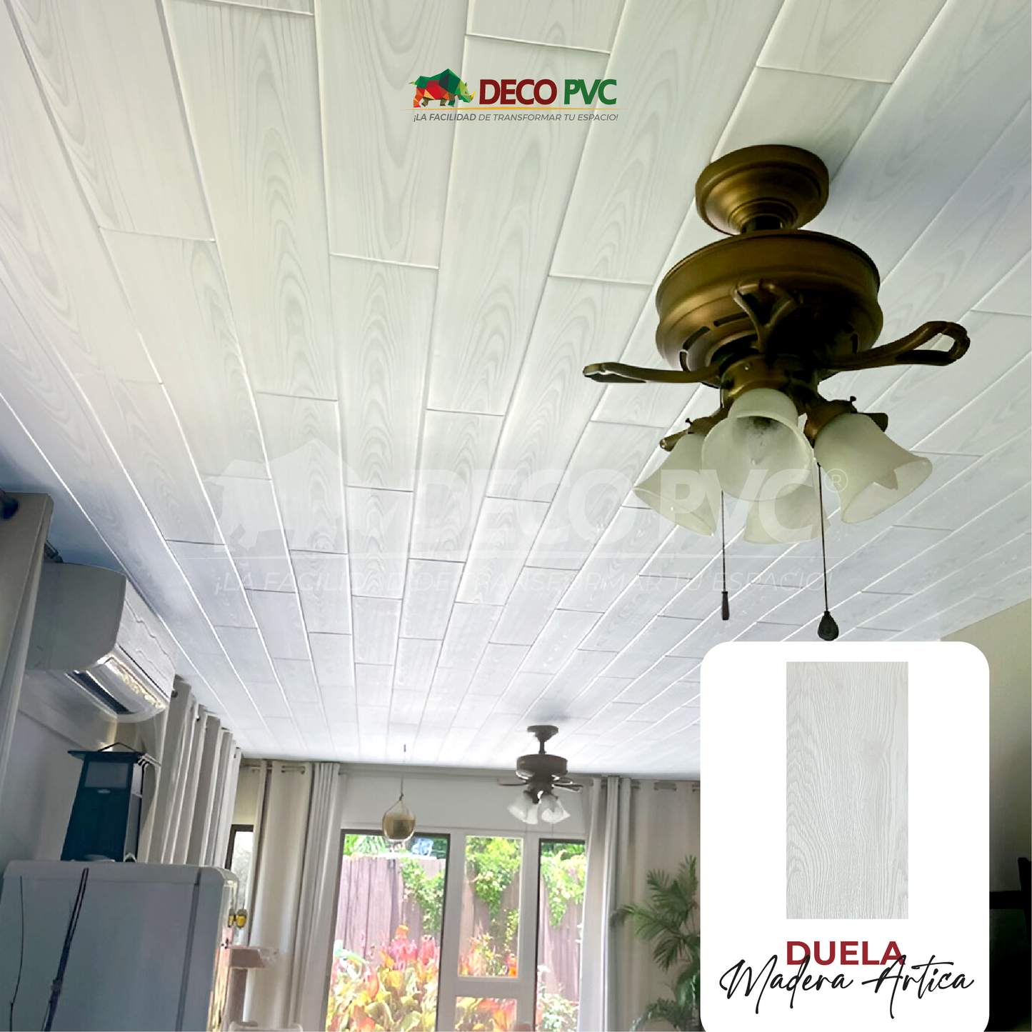 Duela Vinilica Autoadherible / 20pzas / 15*92cm
