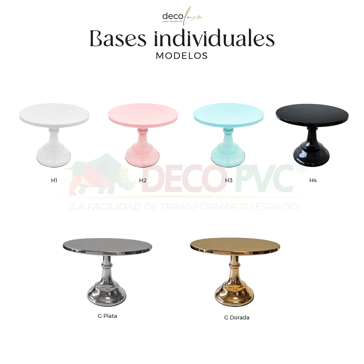 DECOLUXE-Bases para pastel Individuales