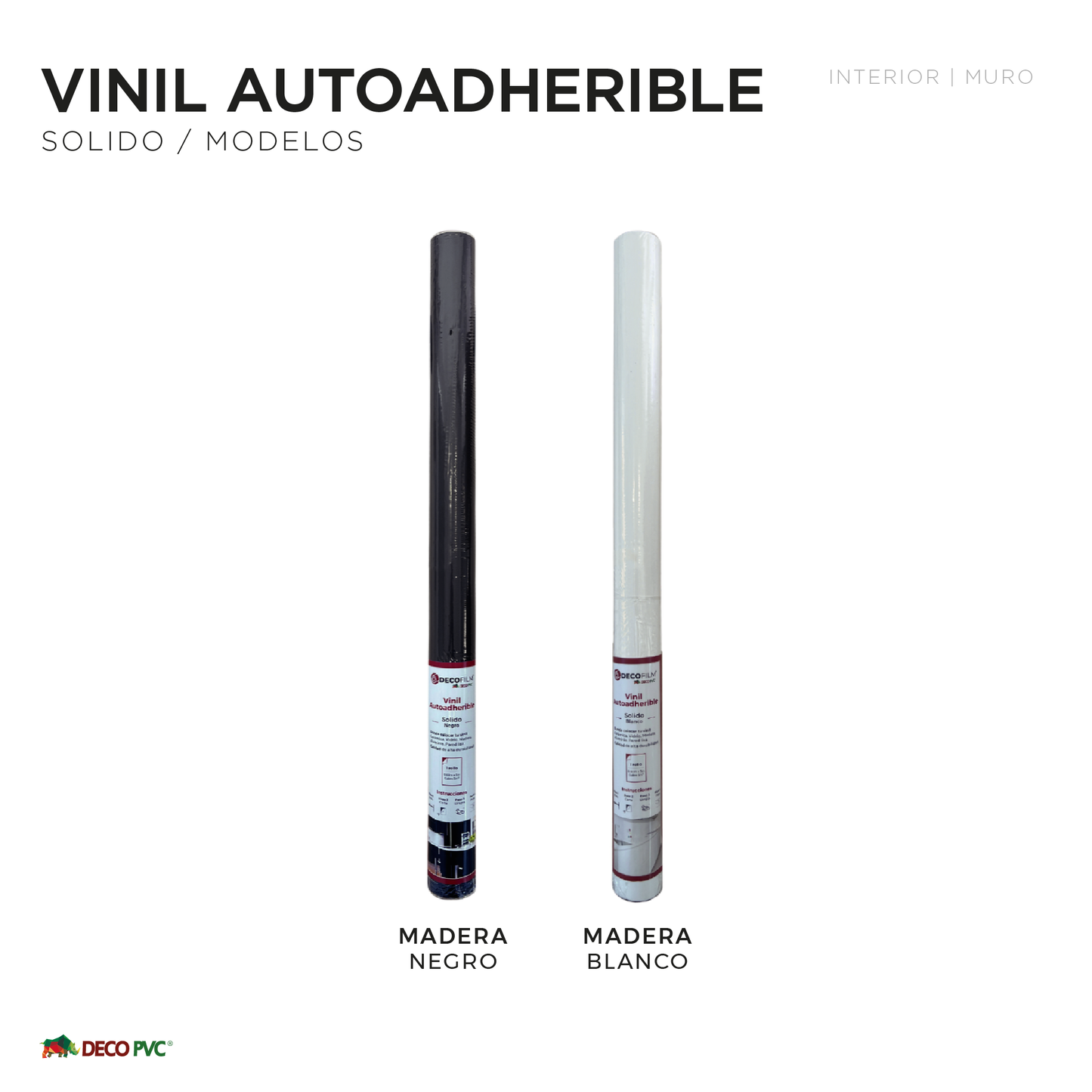 Vinil Autoadherible Sólido en rollo (0.60x5m) - DECOFILM®