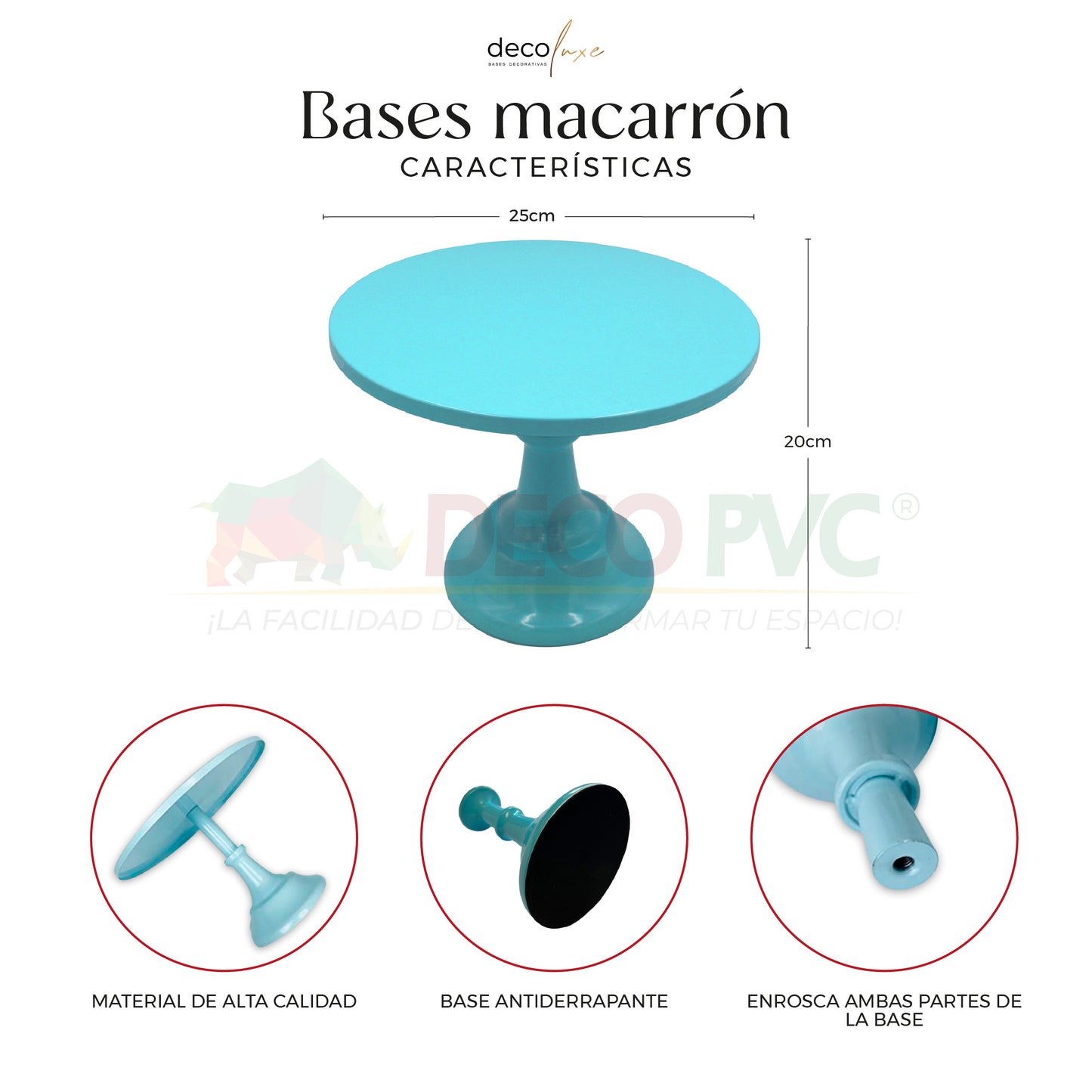 DECOLUXE-Bases para pastel Individuales