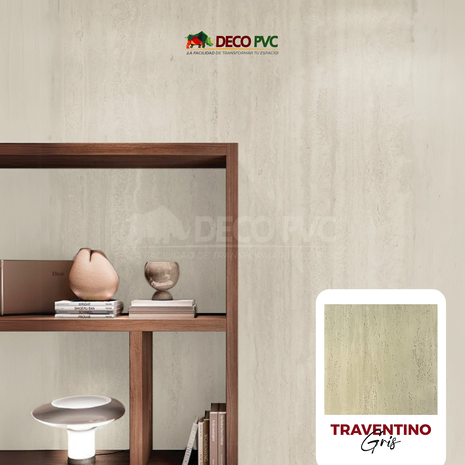 Panel de Piedra Flexible / 4pzas / 120*60cm