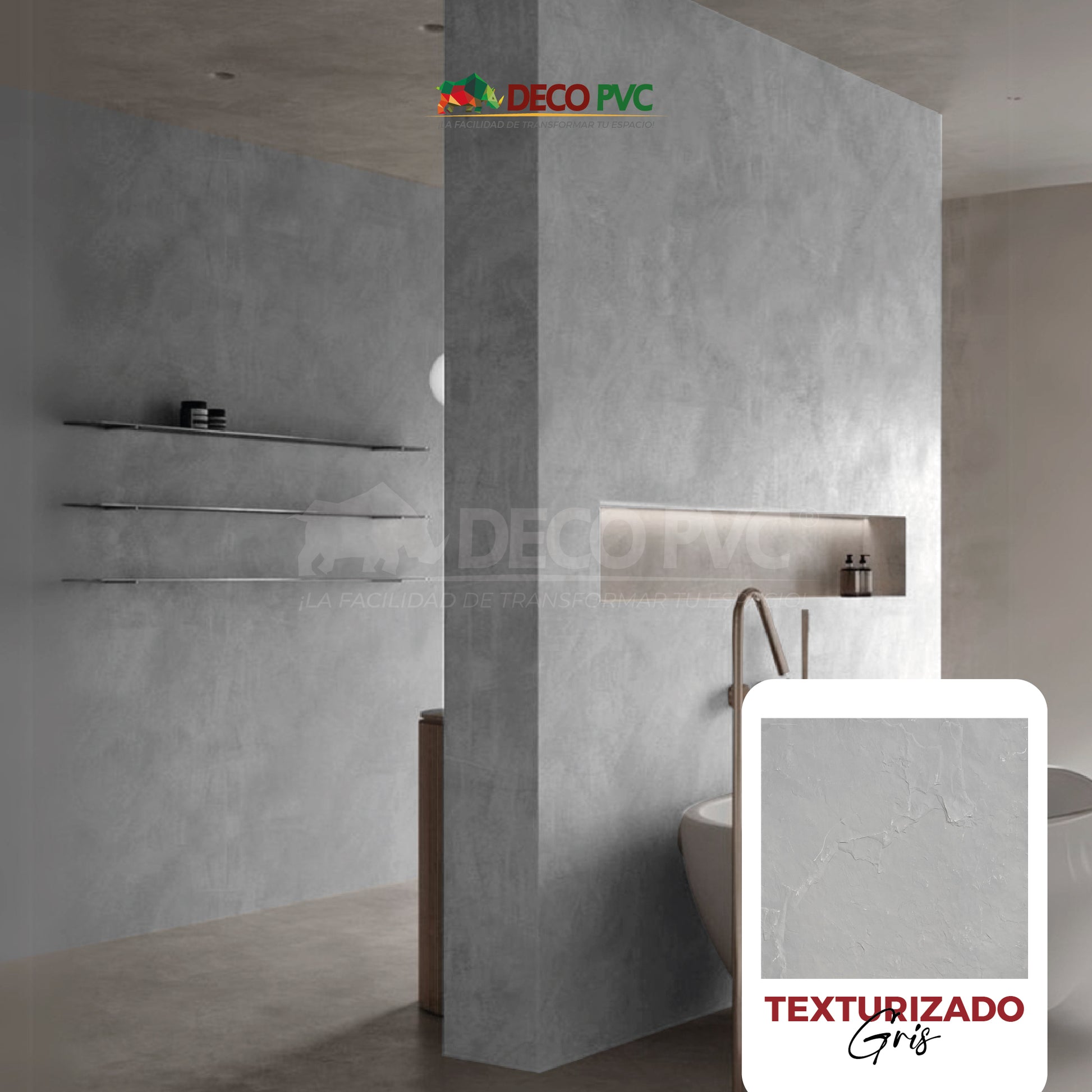 Panel de Piedra Flexible / 4pzas / 120*60cm