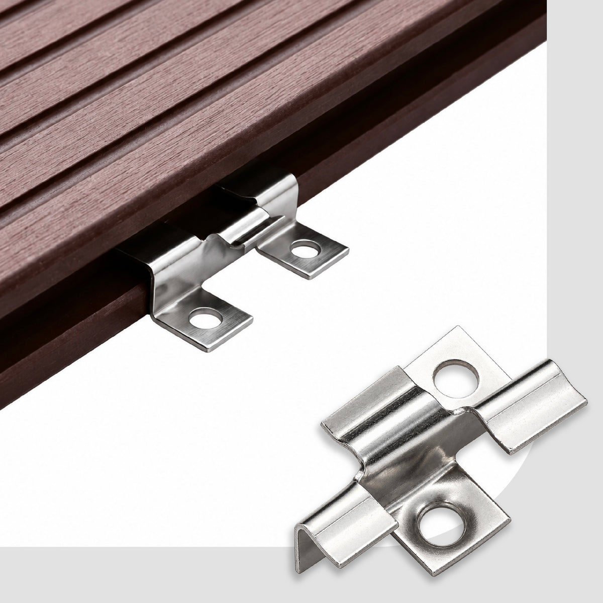 Clips de fijación para Deck Lineal / 20 piezas