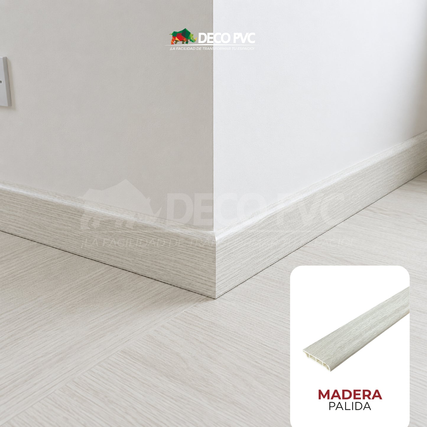 Zoclo SPC Tipo Madera / 1pz / 6*240cm