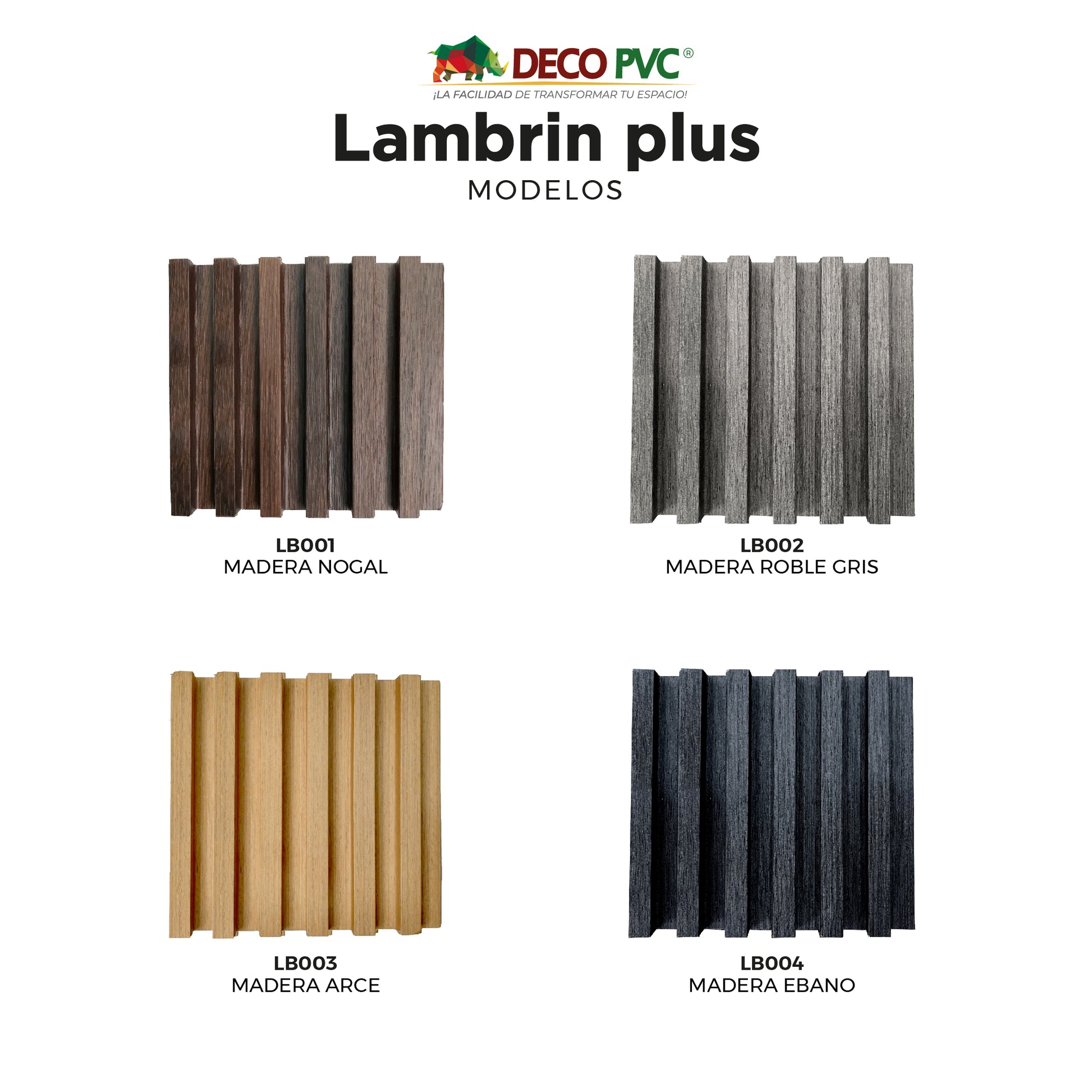 Decoslat Lambrin Plus / 10pzas / 1m*17cm