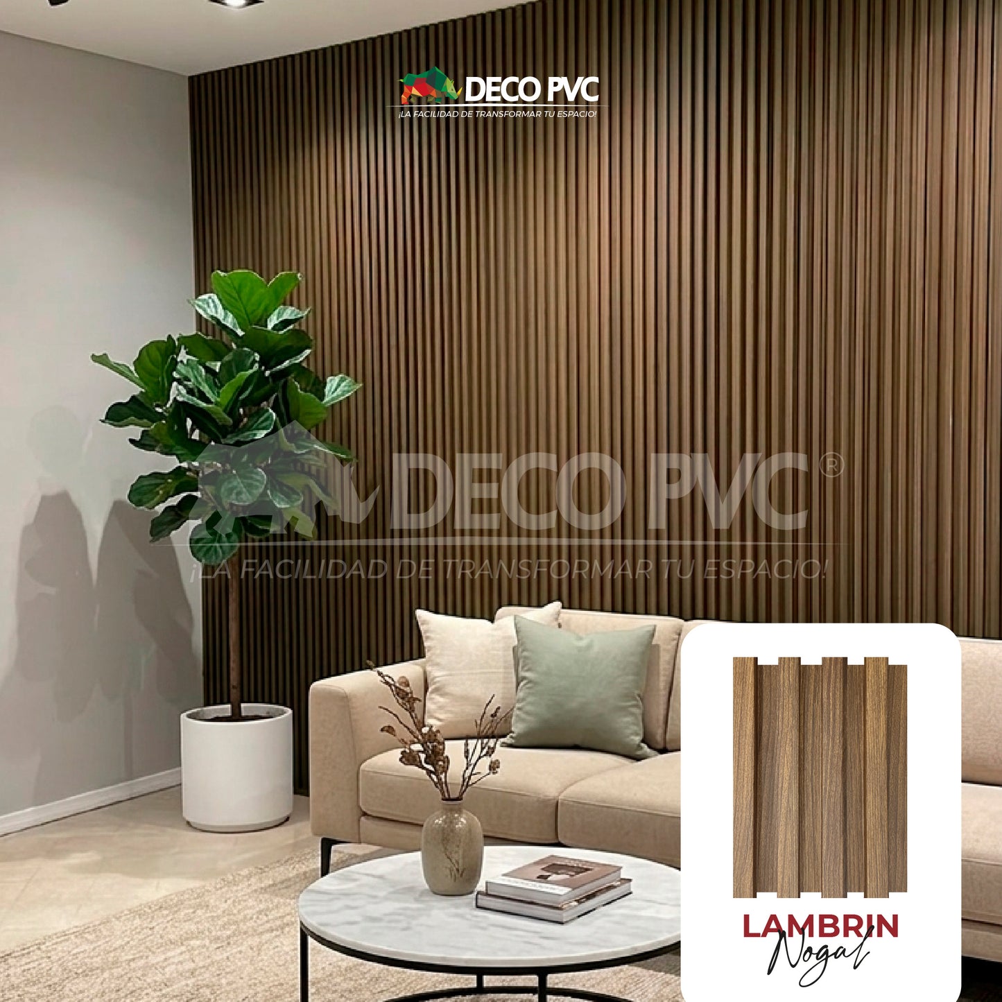 Lambrin Max 290 - Decoslat / 14pzas / 16.8*2.4*290cm
