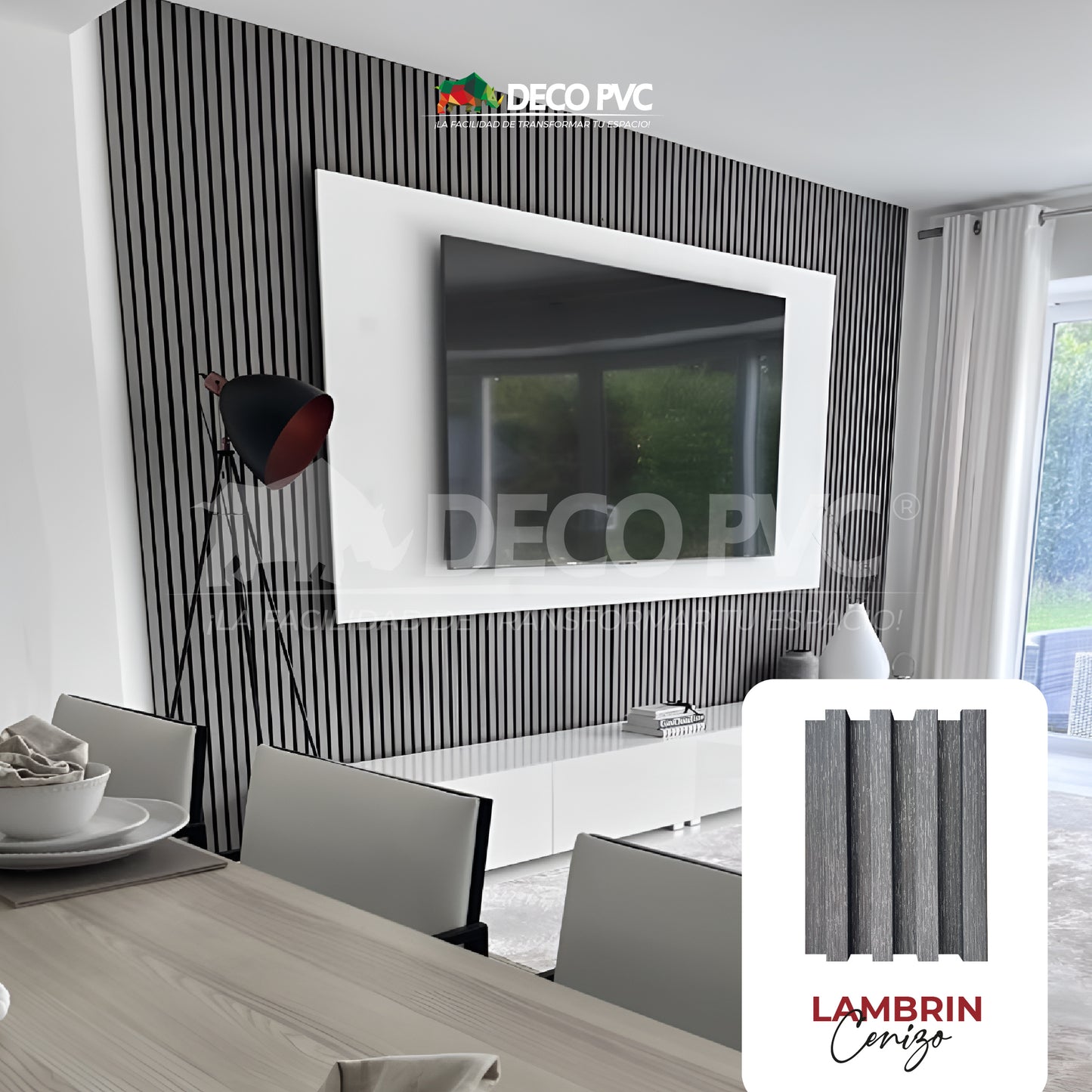 Lambrin Max 290 - Decoslat / 14pzas / 16.8*2.4*290cm