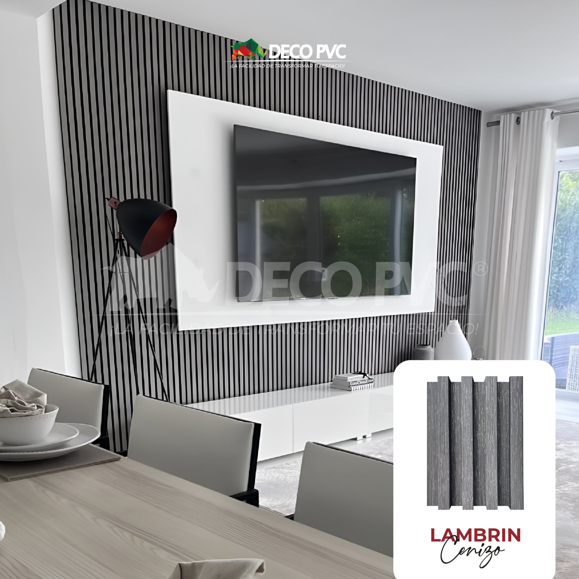 Lambrin Max 290 - Decoslat / 14pzas / 16.8*2.4*290cm