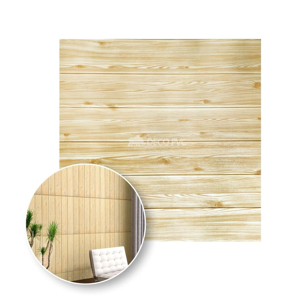 Panel Soft 3D Autoadherible  / 10pzas / 70*77cmCAFÉ MAPLE