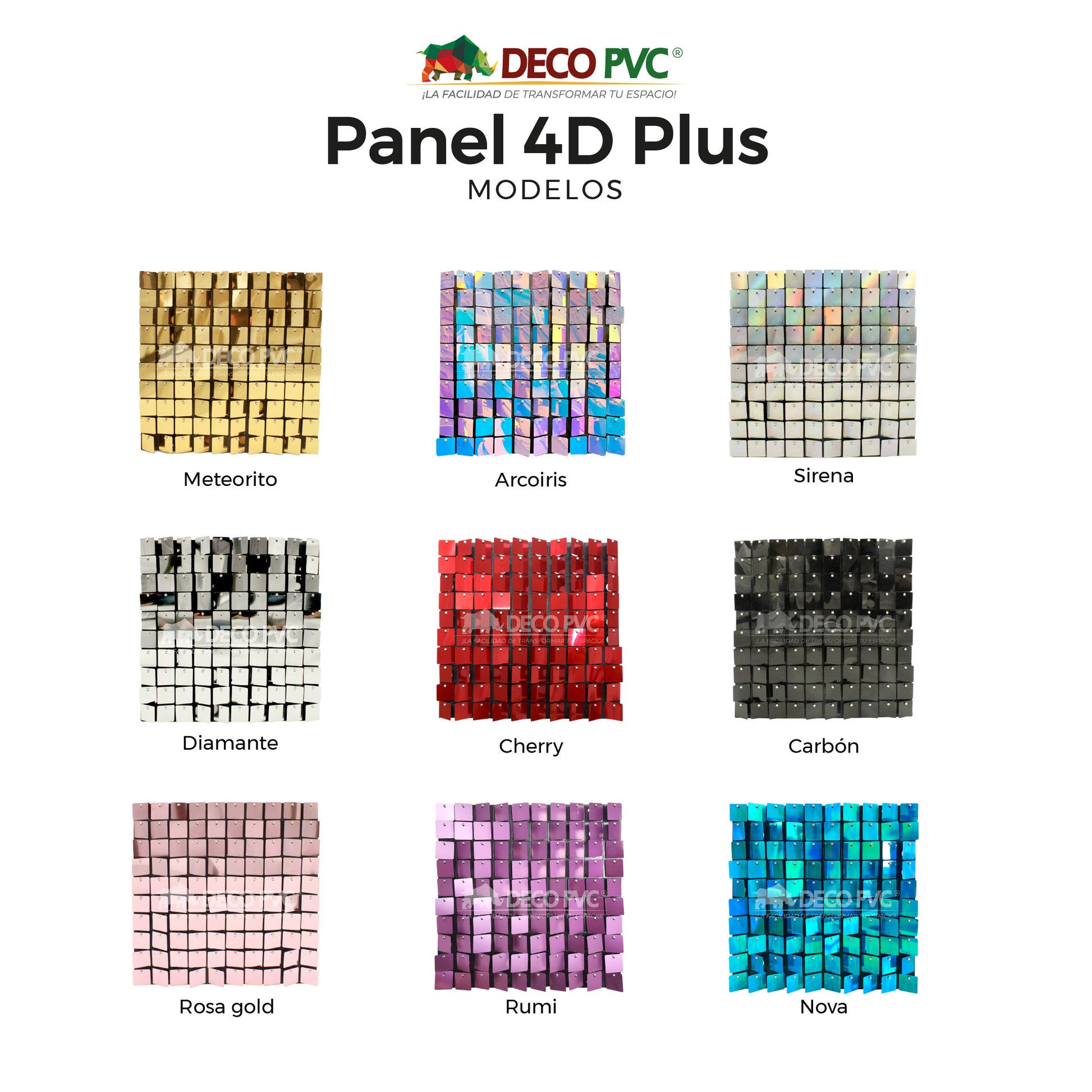 PANEL 4D Plus / 30pzas / 30*30cm
