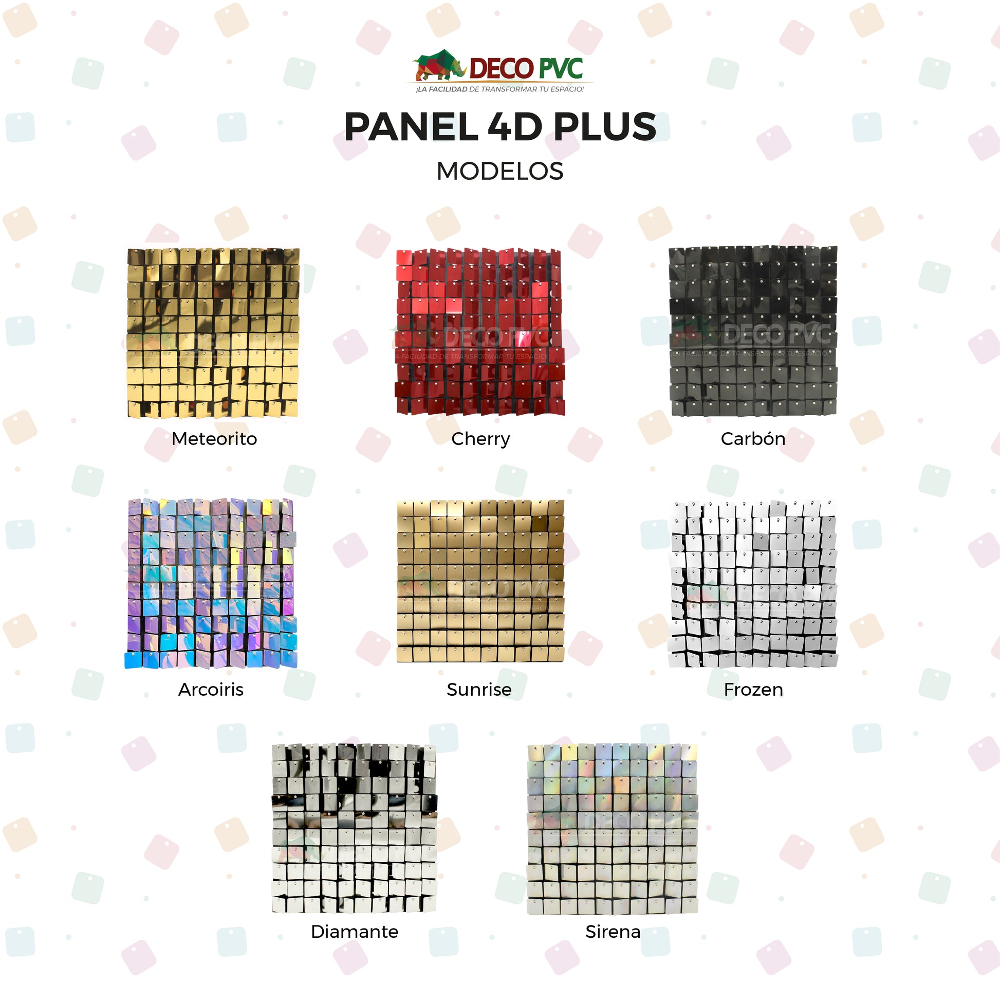 PANEL 4D Plus / 15pzas / 30*30cm