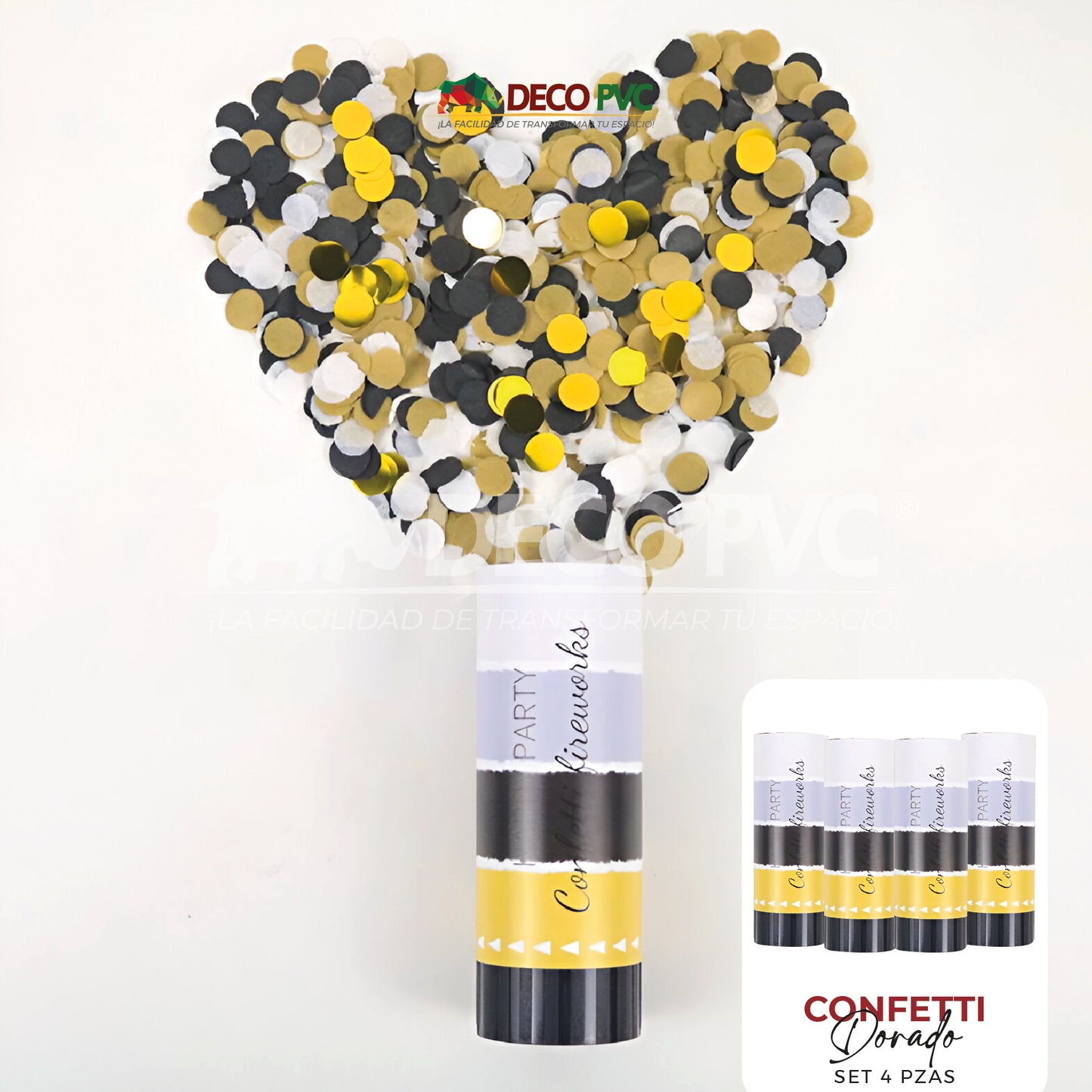 Cañon de confetti