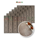 Deck piso para jardín / 6pzas /30*30Madera Marron