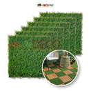 Deck piso para jardín / 6pzas /30*30Pasto Sintetico