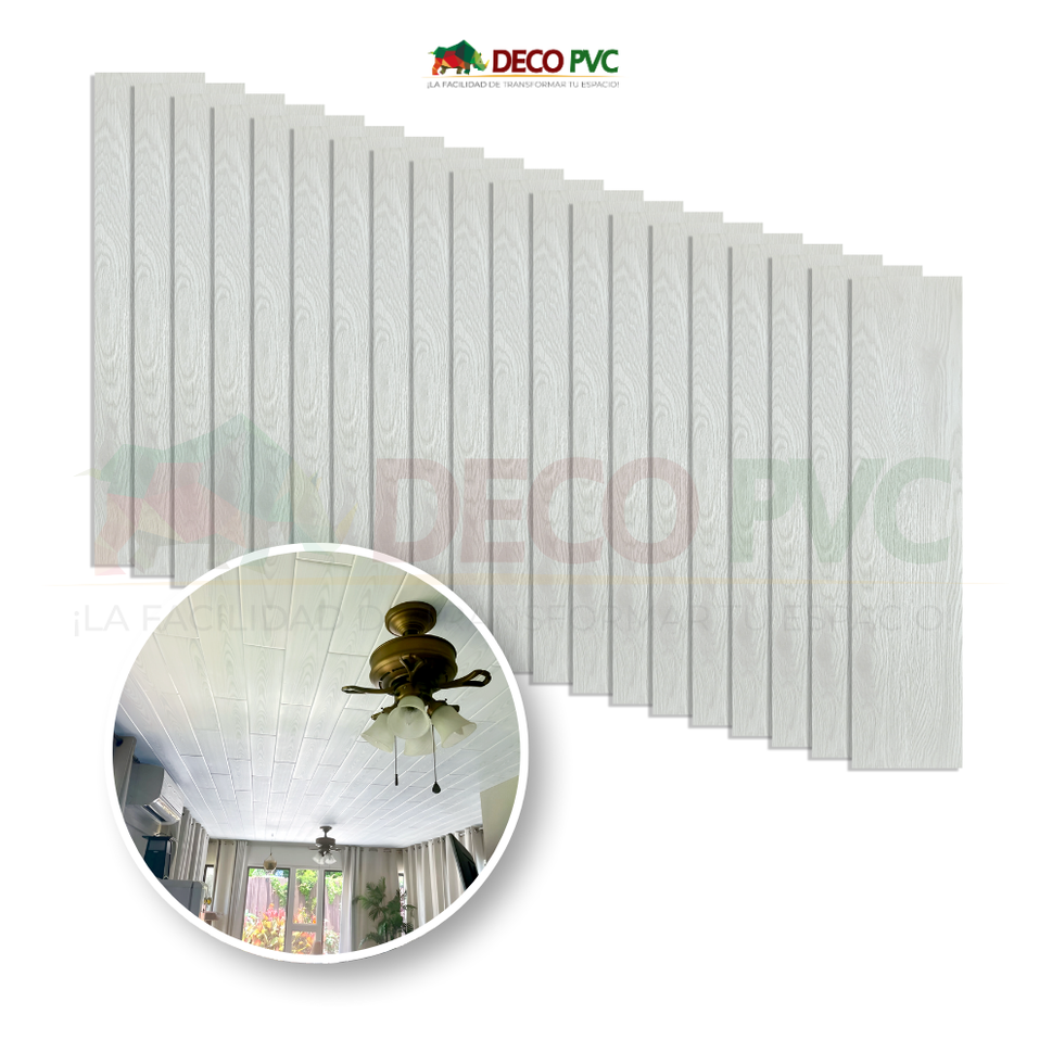 Duela Vinilica Autoadherible / 20pzas / 15*92cmDVA03 Madera Artica