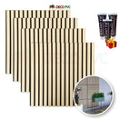Lambrin acústico / 4pzas / 60*60cmLA001 Eucalipto